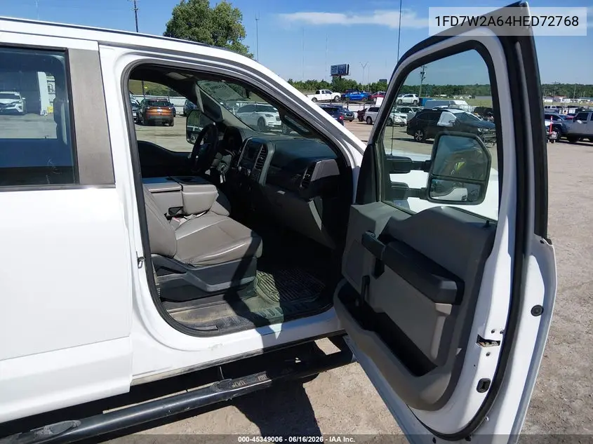 2017 Ford F-250 Xl VIN: 1FD7W2A64HED72768 Lot: 45349006