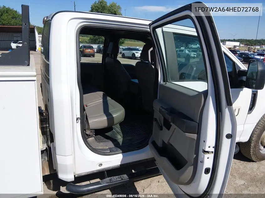 2017 Ford F-250 Xl VIN: 1FD7W2A64HED72768 Lot: 45349006