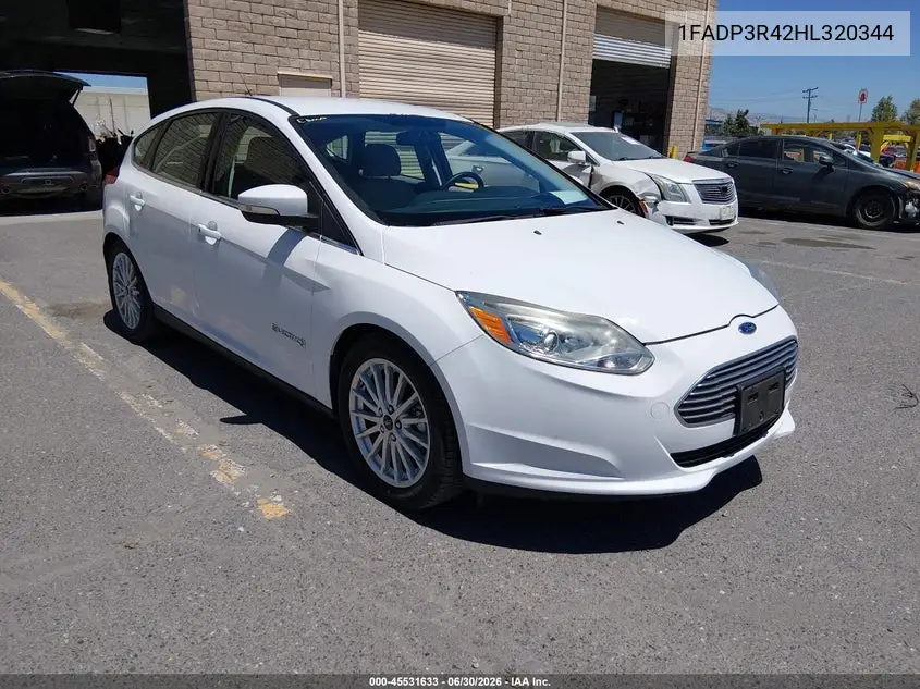 2017 Ford Focus Electric VIN: 1FADP3R42HL320344 Lot: 45531633