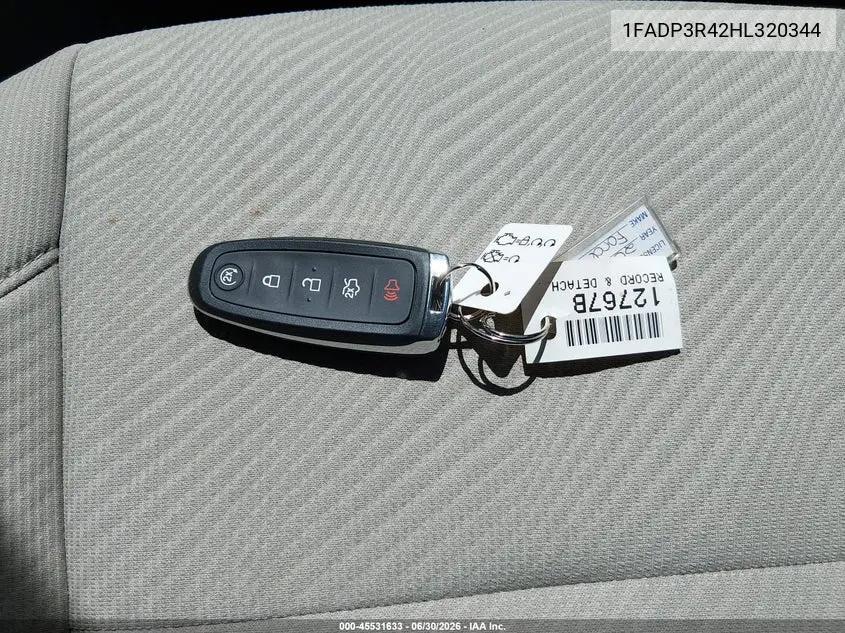 2017 Ford Focus Electric VIN: 1FADP3R42HL320344 Lot: 45531633