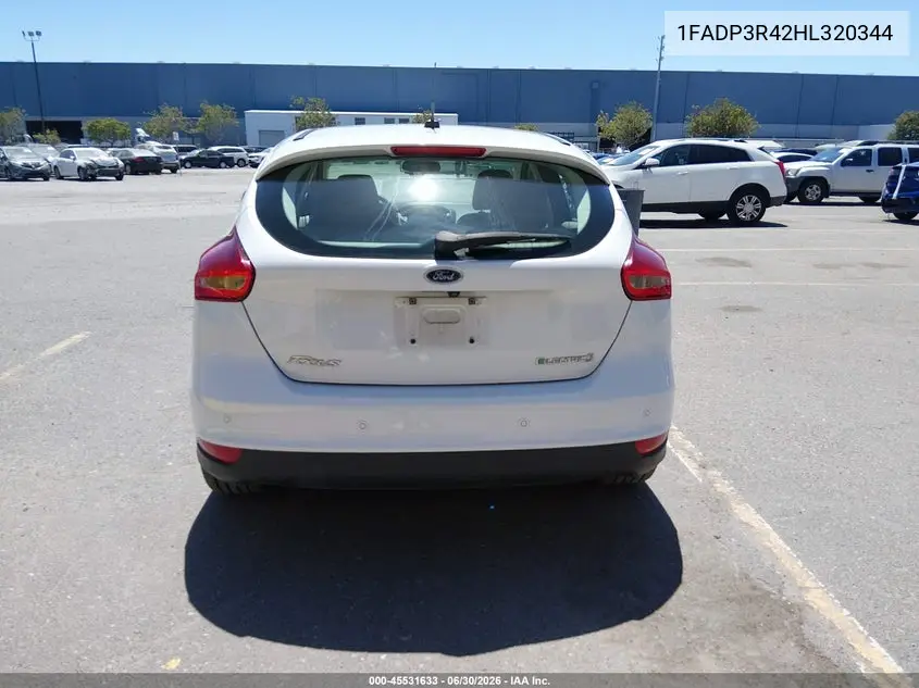 2017 Ford Focus Electric VIN: 1FADP3R42HL320344 Lot: 45531633