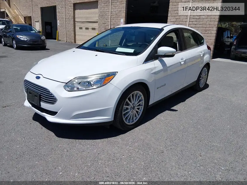 2017 Ford Focus Electric VIN: 1FADP3R42HL320344 Lot: 45531633