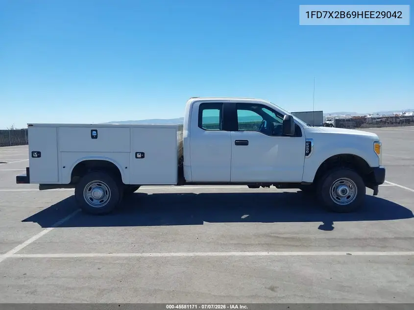 2017 Ford F-250 Xl VIN: 1FD7X2B69HEE29042 Lot: 45581171