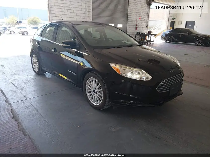 2018 Ford Focus Electric VIN: 1FADP3R41JL296124 Lot: 45306293