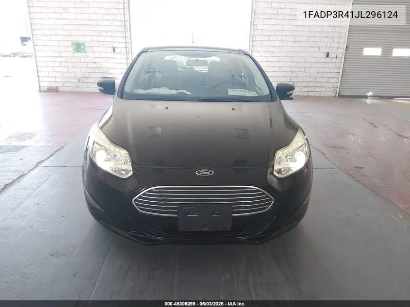 2018 Ford Focus Electric VIN: 1FADP3R41JL296124 Lot: 45306293