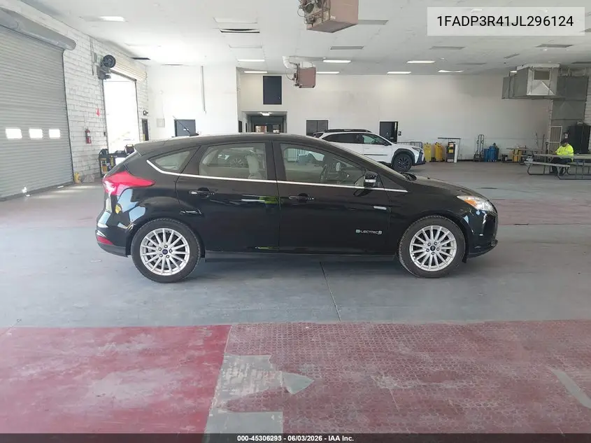 2018 Ford Focus Electric VIN: 1FADP3R41JL296124 Lot: 45306293
