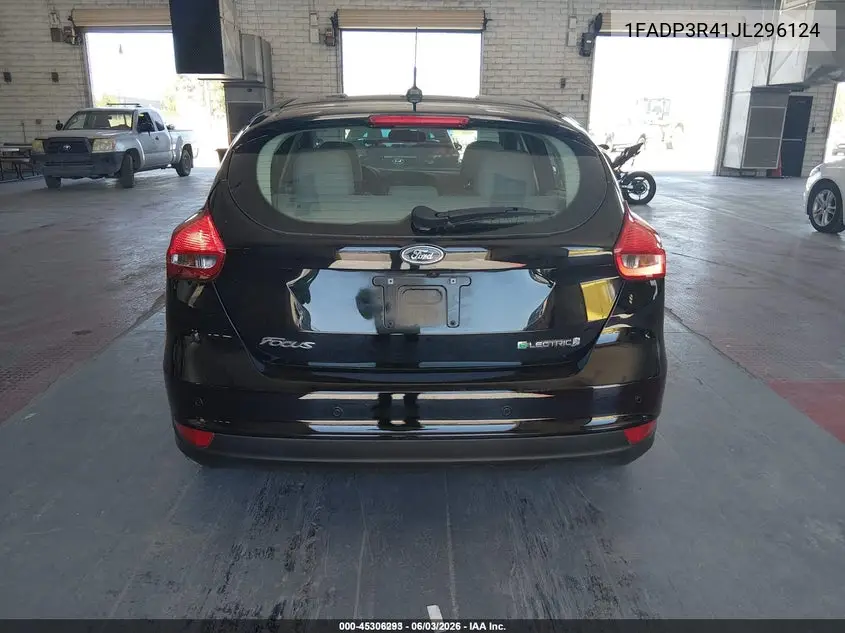 2018 Ford Focus Electric VIN: 1FADP3R41JL296124 Lot: 45306293