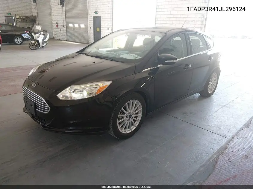 2018 Ford Focus Electric VIN: 1FADP3R41JL296124 Lot: 45306293