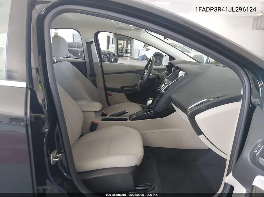 2018 Ford Focus Electric VIN: 1FADP3R41JL296124 Lot: 45306293