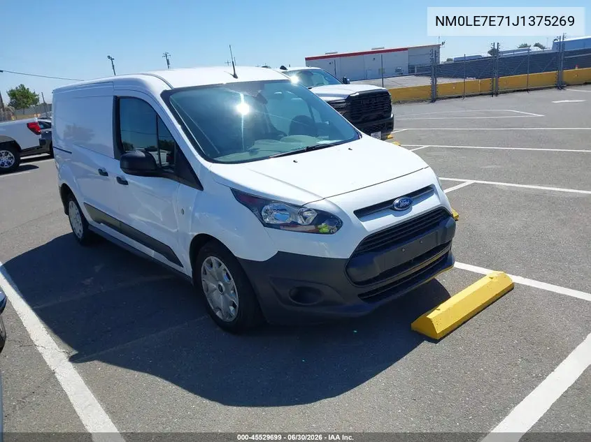 2018 Ford Transit Connect Xl VIN: NM0LE7E71J1375269 Lot: 45529699