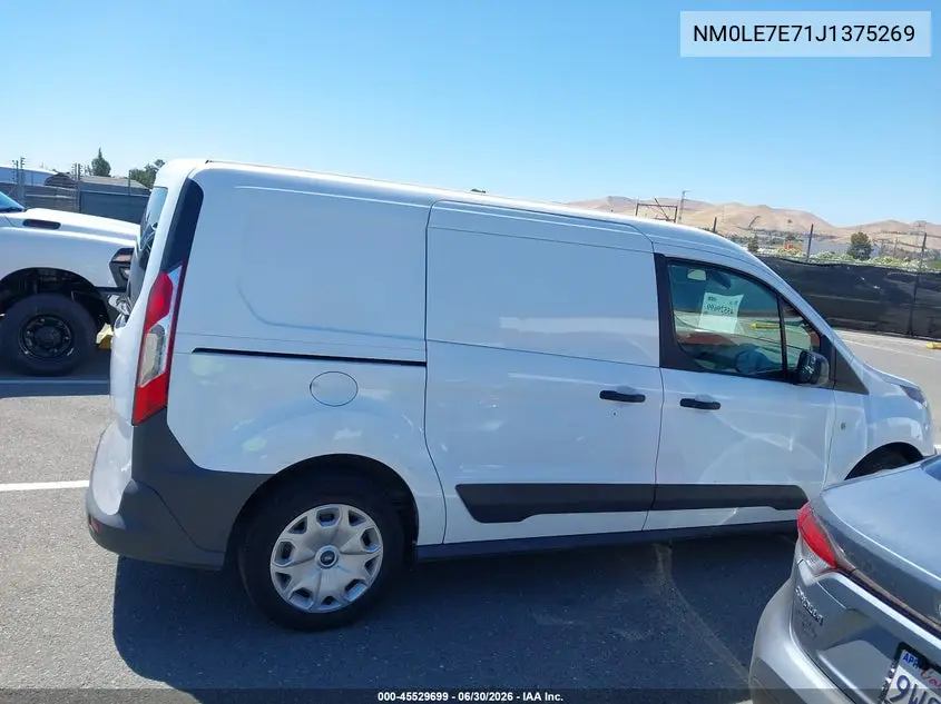 2018 Ford Transit Connect Xl VIN: NM0LE7E71J1375269 Lot: 45529699