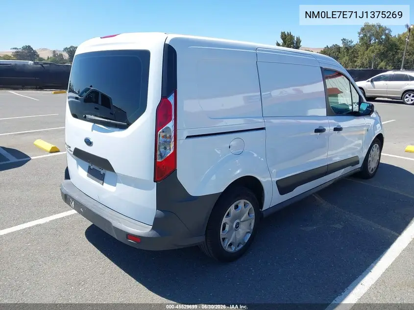 2018 Ford Transit Connect Xl VIN: NM0LE7E71J1375269 Lot: 45529699