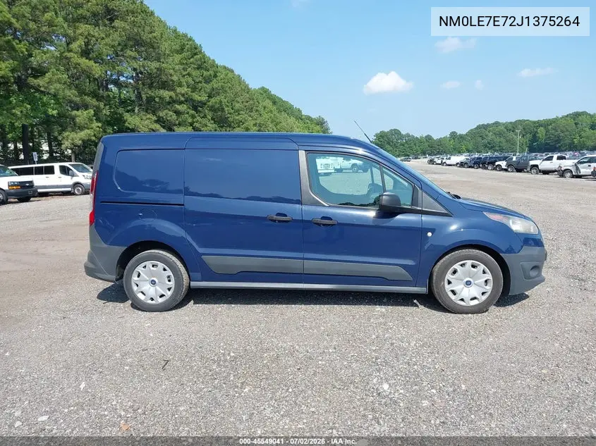 2018 Ford Transit Connect Xl VIN: NM0LE7E72J1375264 Lot: 45549041
