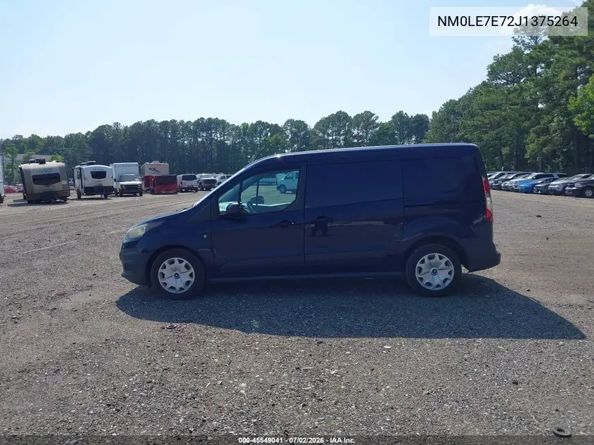 2018 Ford Transit Connect Xl VIN: NM0LE7E72J1375264 Lot: 45549041