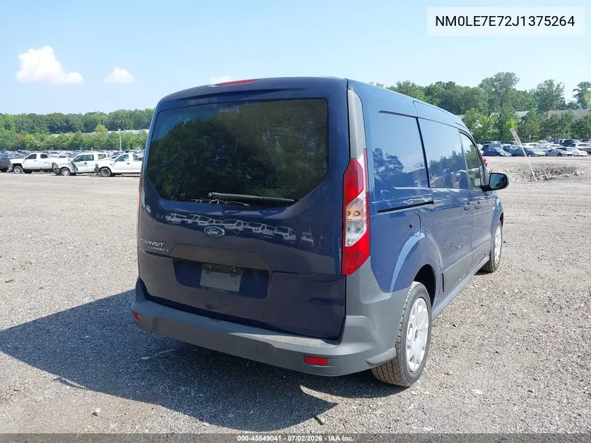 2018 Ford Transit Connect Xl VIN: NM0LE7E72J1375264 Lot: 45549041