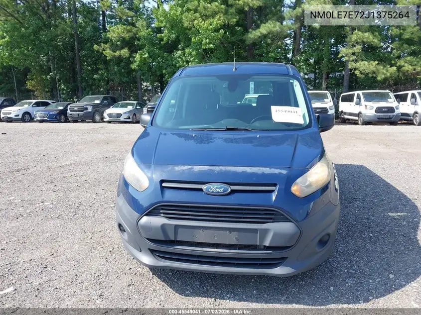 2018 Ford Transit Connect Xl VIN: NM0LE7E72J1375264 Lot: 45549041