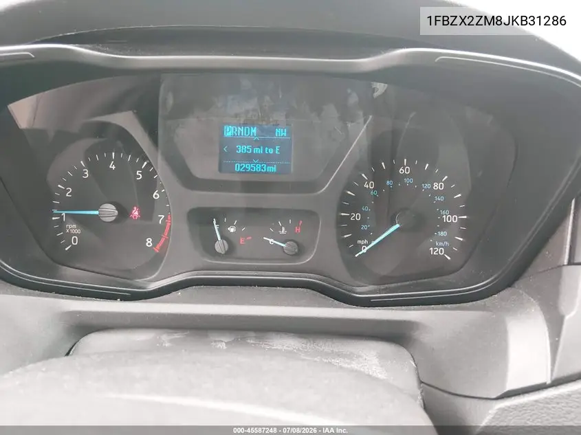 2018 Ford Transit-350 Xl VIN: 1FBZX2ZM8JKB31286 Lot: 45587248
