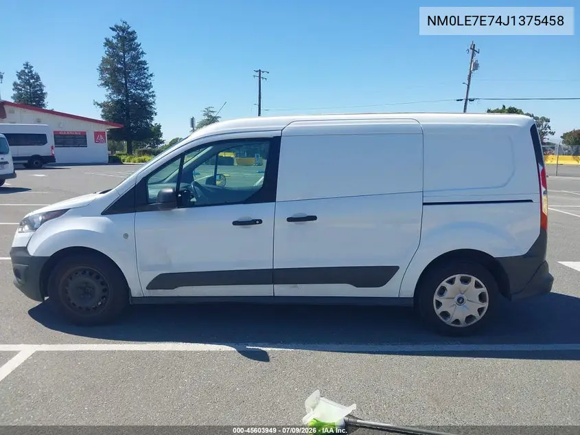 2018 Ford Transit Connect Xl VIN: NM0LE7E74J1375458 Lot: 45603949