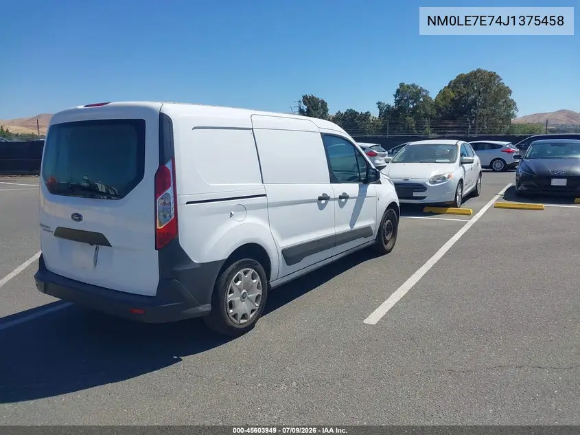 2018 Ford Transit Connect Xl VIN: NM0LE7E74J1375458 Lot: 45603949