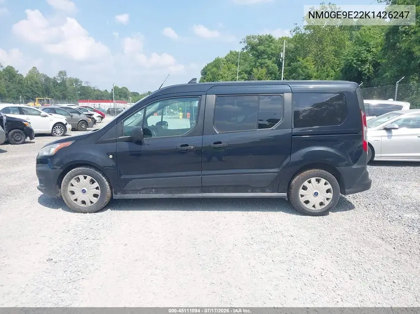 2019 Ford Transit Connect Xl VIN: NM0GE9E22K1426247 Lot: 45111094