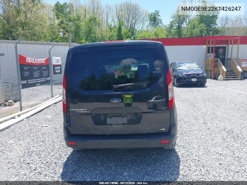 2019 Ford Transit Connect Xl VIN: NM0GE9E22K1426247 Lot: 45111094