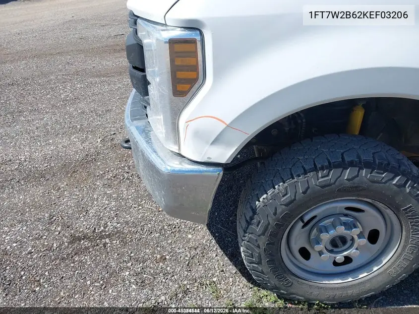 2019 Ford F-250 Xl VIN: 1FT7W2B62KEF03206 Lot: 45384544