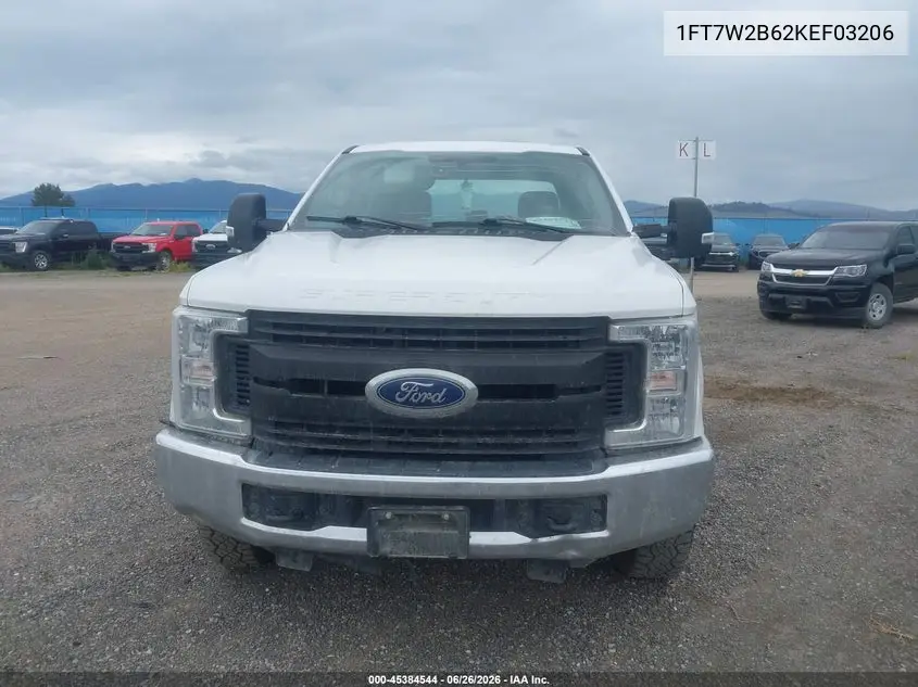 2019 Ford F-250 Xl VIN: 1FT7W2B62KEF03206 Lot: 45384544