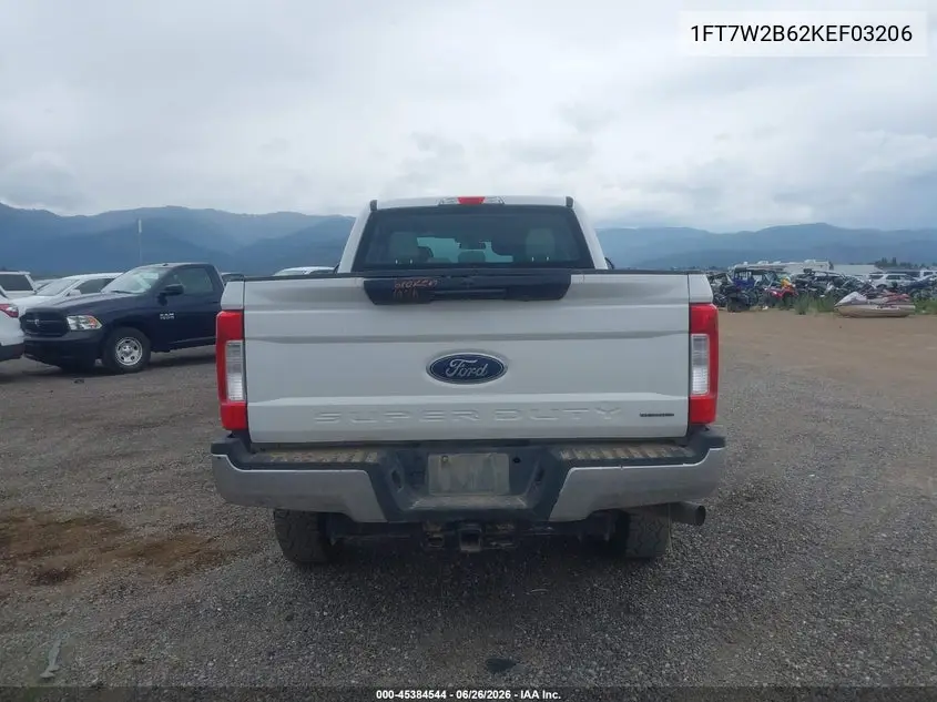 2019 Ford F-250 Xl VIN: 1FT7W2B62KEF03206 Lot: 45384544