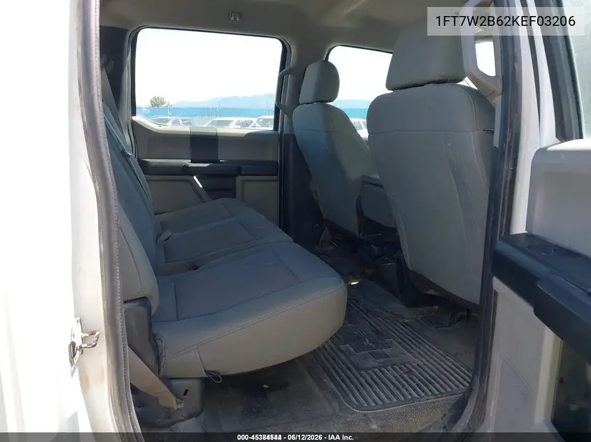 2019 Ford F-250 Xl VIN: 1FT7W2B62KEF03206 Lot: 45384544