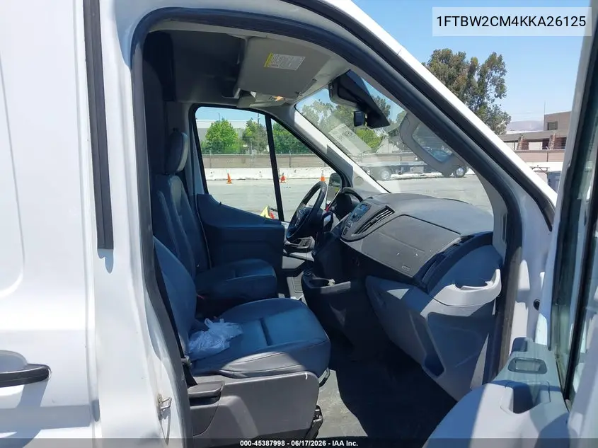 2019 Ford Transit-350 VIN: 1FTBW2CM4KKA26125 Lot: 45387998