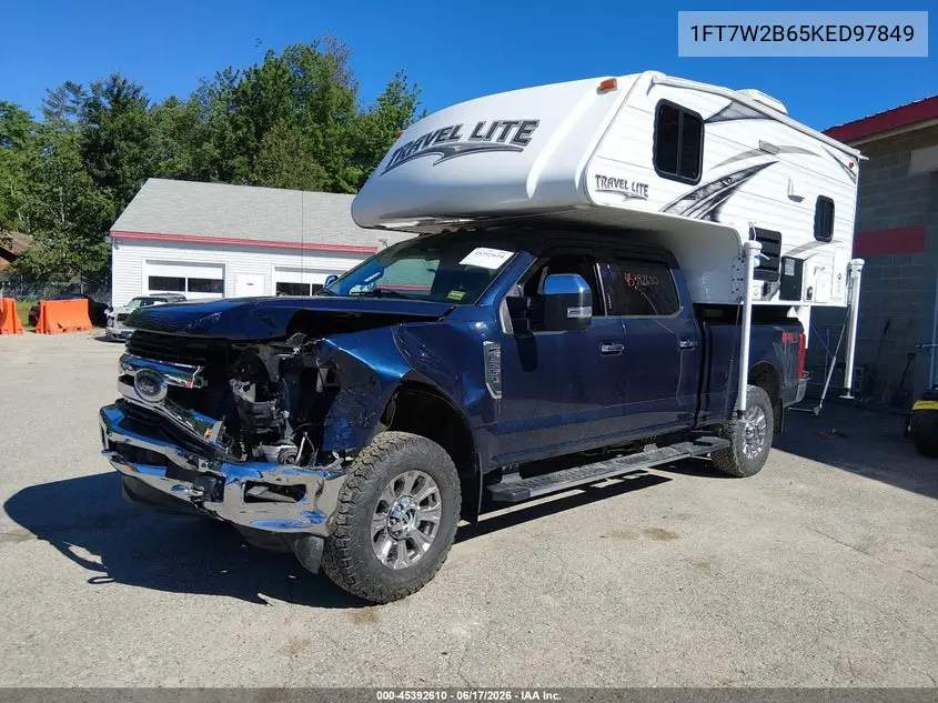 2019 Ford F-250 King Ranch/Lariat/Platinum/Xl/Xlt VIN: 1FT7W2B65KED97849 Lot: 45392610