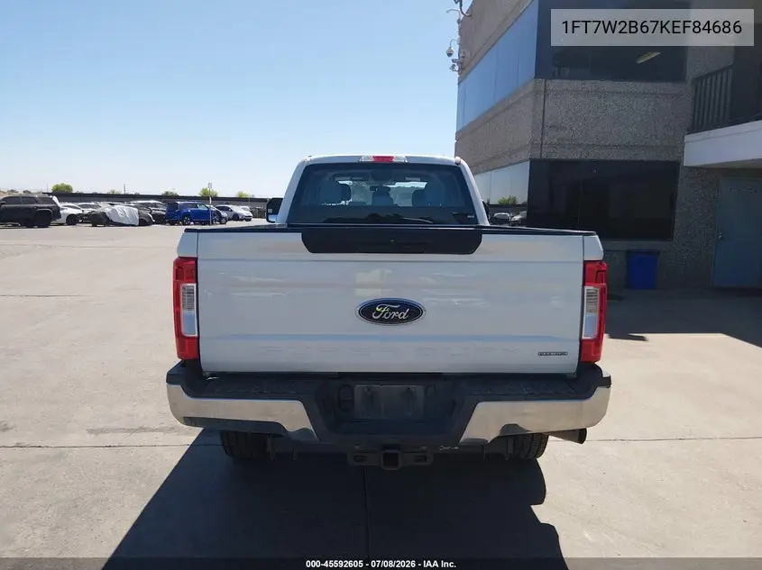 2019 Ford F-250 Xl VIN: 1FT7W2B67KEF84686 Lot: 45592605