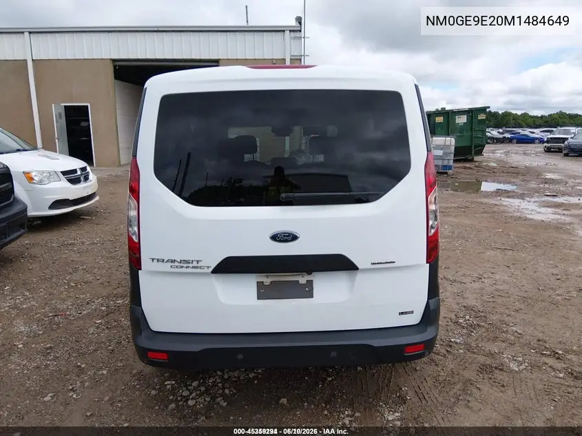2021 Ford Transit Connect Xl Passenger VIN: NM0GE9E20M1484649 Lot: 45359294