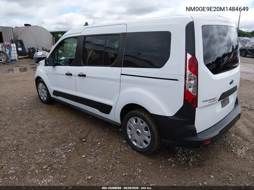 2021 Ford Transit Connect Xl Passenger VIN: NM0GE9E20M1484649 Lot: 45359294