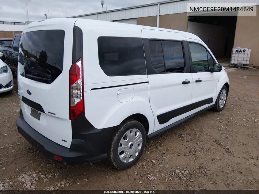 2021 Ford Transit Connect Xl Passenger VIN: NM0GE9E20M1484649 Lot: 45359294