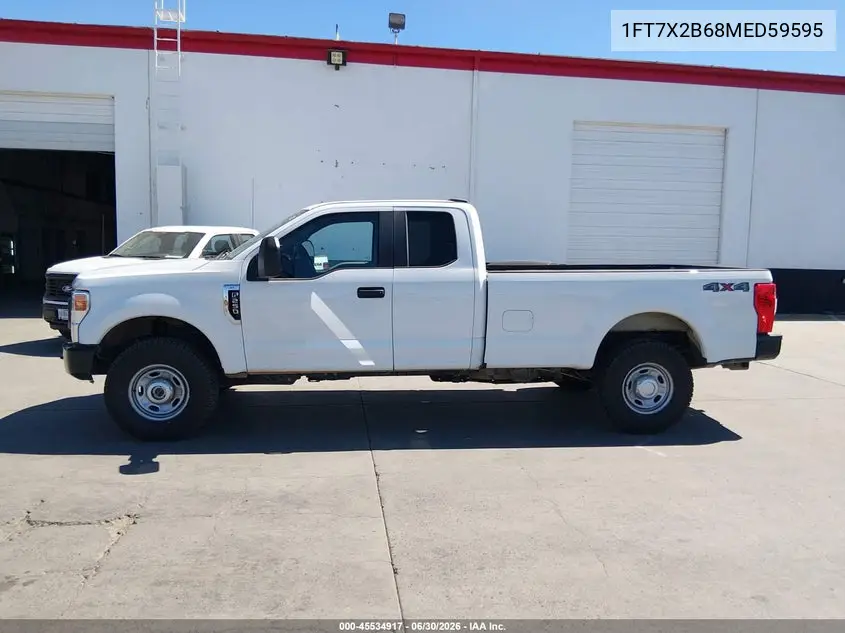 2021 Ford F-250 Lariat/Xl/Xlt VIN: 1FT7X2B68MED59595 Lot: 45534917