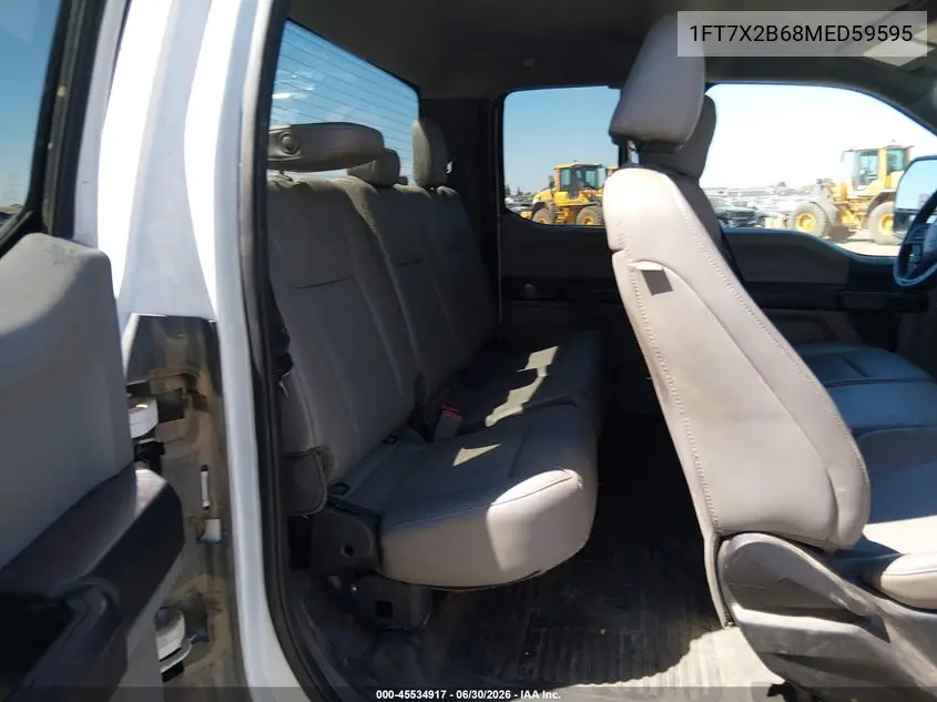 2021 Ford F-250 Lariat/Xl/Xlt VIN: 1FT7X2B68MED59595 Lot: 45534917