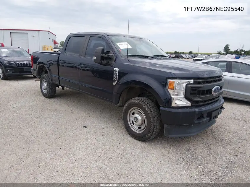 2022 Ford F-250 VIN: 1FT7W2B67NEC95540 Lot: 45407836