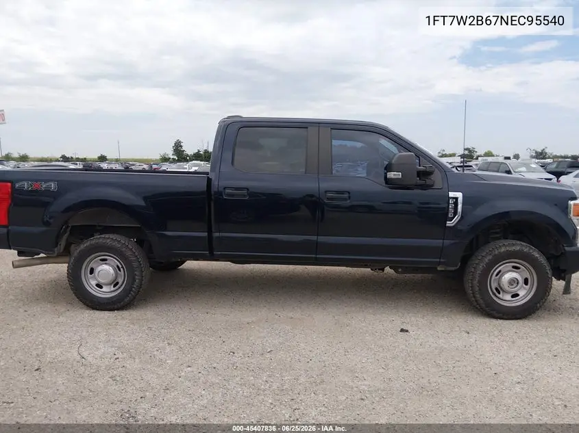 2022 Ford F-250 VIN: 1FT7W2B67NEC95540 Lot: 45407836
