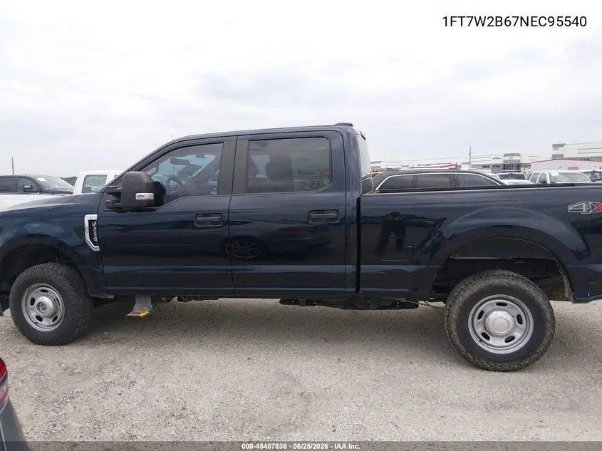 2022 Ford F-250 VIN: 1FT7W2B67NEC95540 Lot: 45407836
