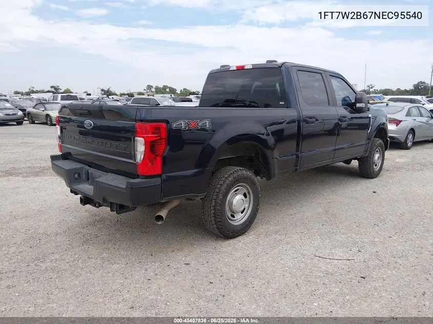 2022 Ford F-250 VIN: 1FT7W2B67NEC95540 Lot: 45407836