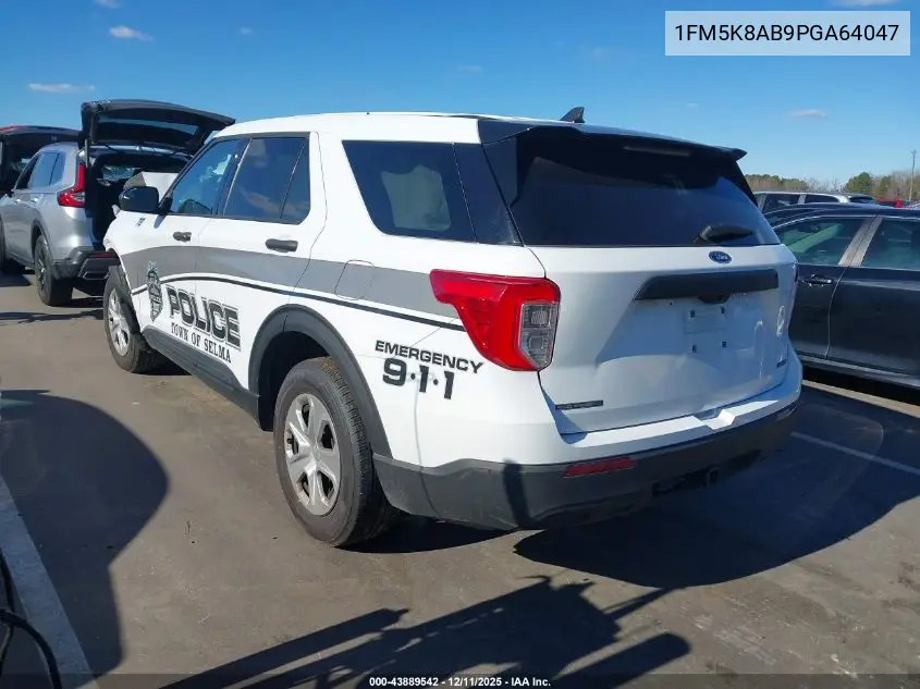 1FM5K8AB9PGA64047 2023 Ford Police Interceptor Utility