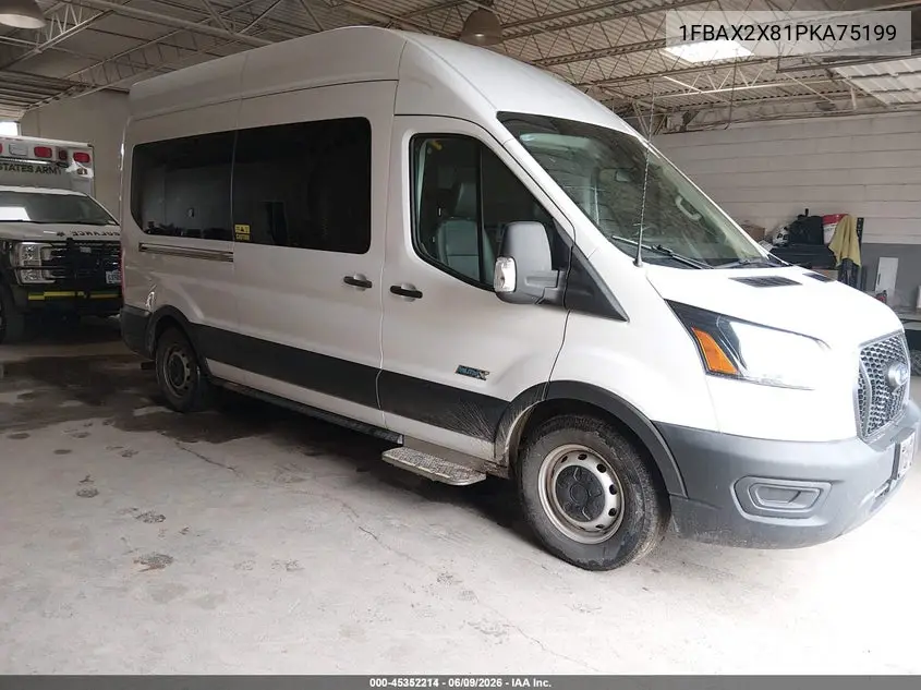 2023 Ford Transit-350 Passenger Van Xl VIN: 1FBAX2X81PKA75199 Lot: 45352214