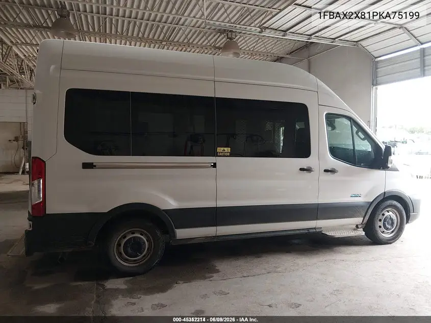 2023 Ford Transit-350 Passenger Van Xl VIN: 1FBAX2X81PKA75199 Lot: 45352214