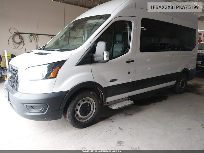 2023 Ford Transit-350 Passenger Van Xl VIN: 1FBAX2X81PKA75199 Lot: 45352214