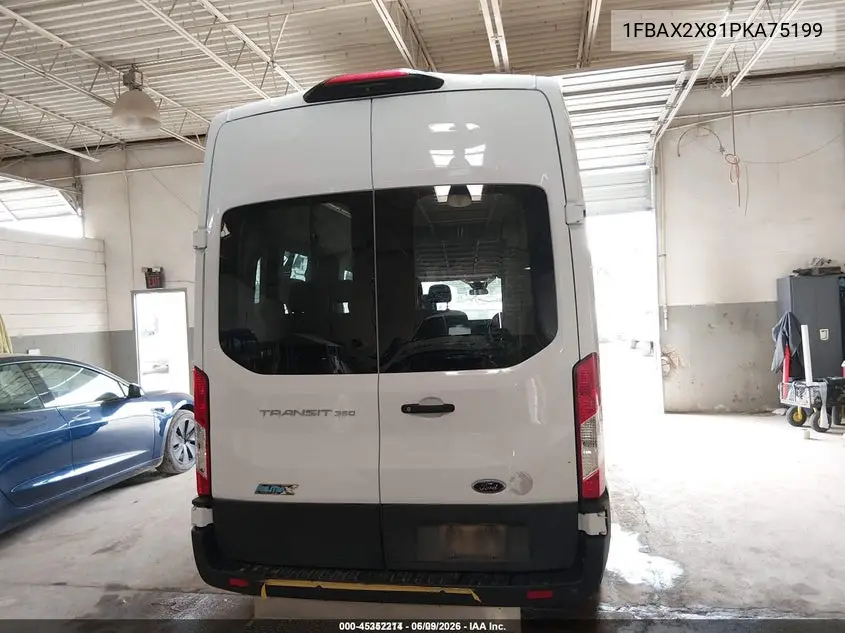 2023 Ford Transit-350 Passenger Van Xl VIN: 1FBAX2X81PKA75199 Lot: 45352214