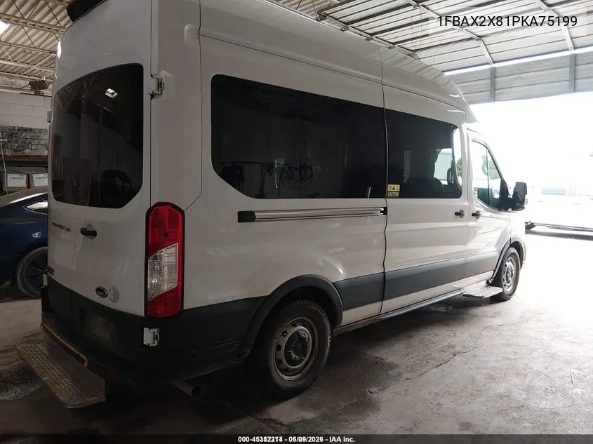 2023 Ford Transit-350 Passenger Van Xl VIN: 1FBAX2X81PKA75199 Lot: 45352214