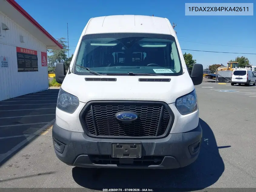 2023 Ford Transit-350 Passenger Van Xl VIN: 1FDAX2X84PKA42611 Lot: 45608178
