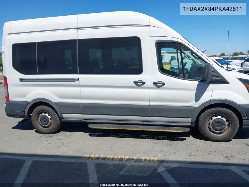 2023 Ford Transit-350 Passenger Van Xl VIN: 1FDAX2X84PKA42611 Lot: 45608178