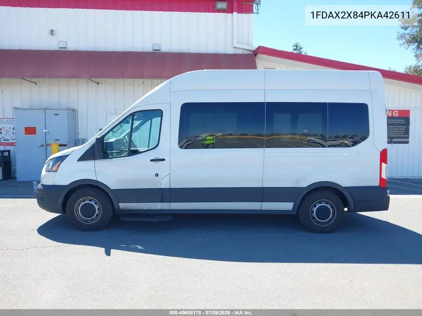 2023 Ford Transit-350 Passenger Van Xl VIN: 1FDAX2X84PKA42611 Lot: 45608178